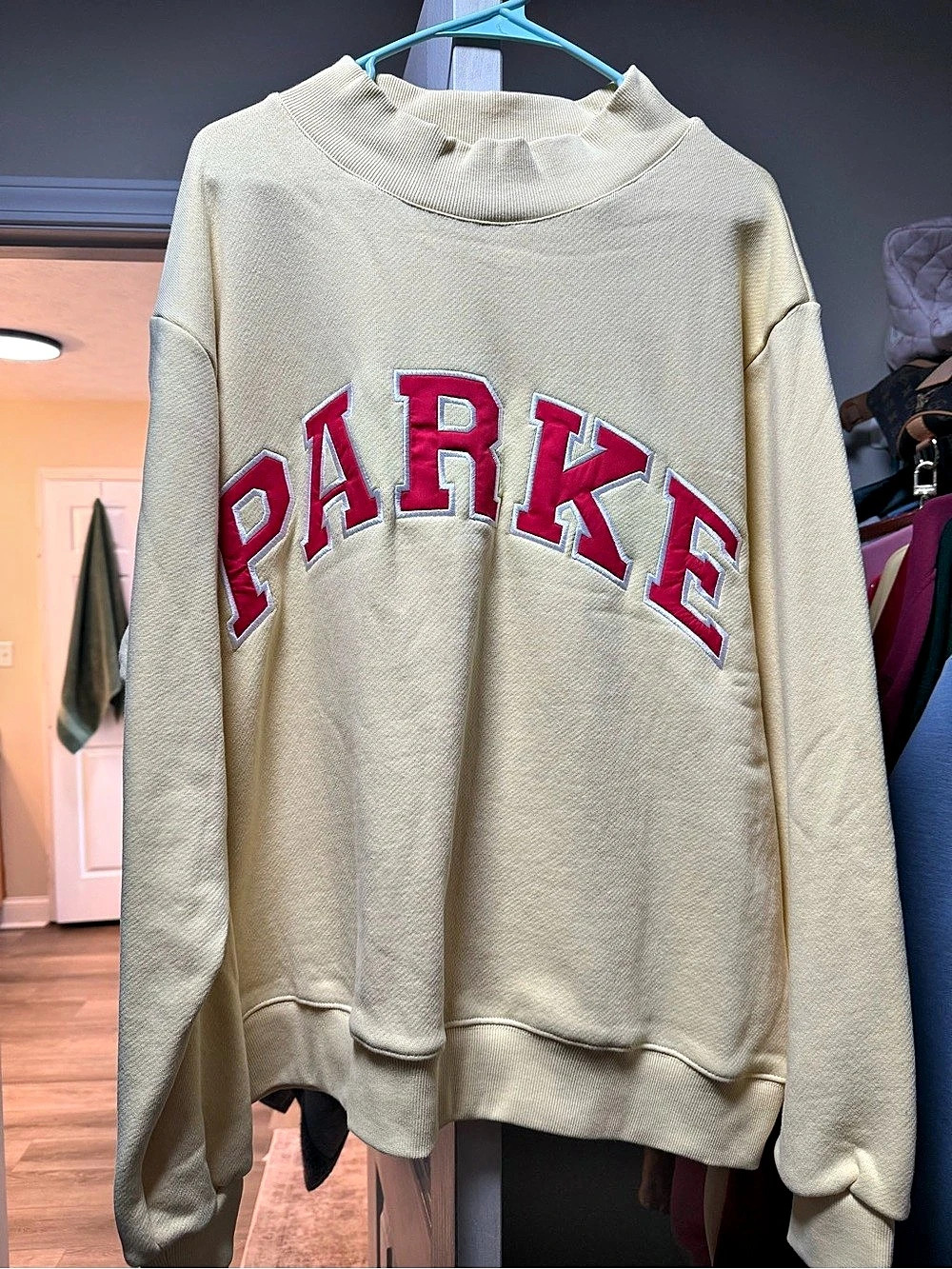 PARKE Mockneck Sweatshirt Size Large/XL